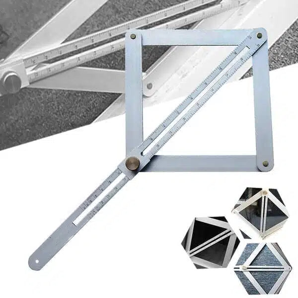📐Multifunctional aluminum alloy protractor