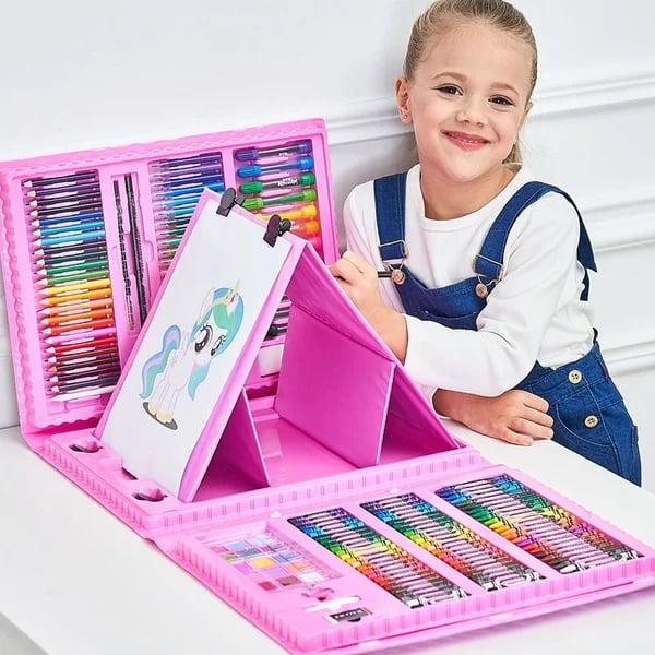 🎨✨ Deluxe 6-in-1 Art Creativity Set - Includes Drawing Tools & 12 Colors for Kids' Creative Development 🧑‍🎨🌟