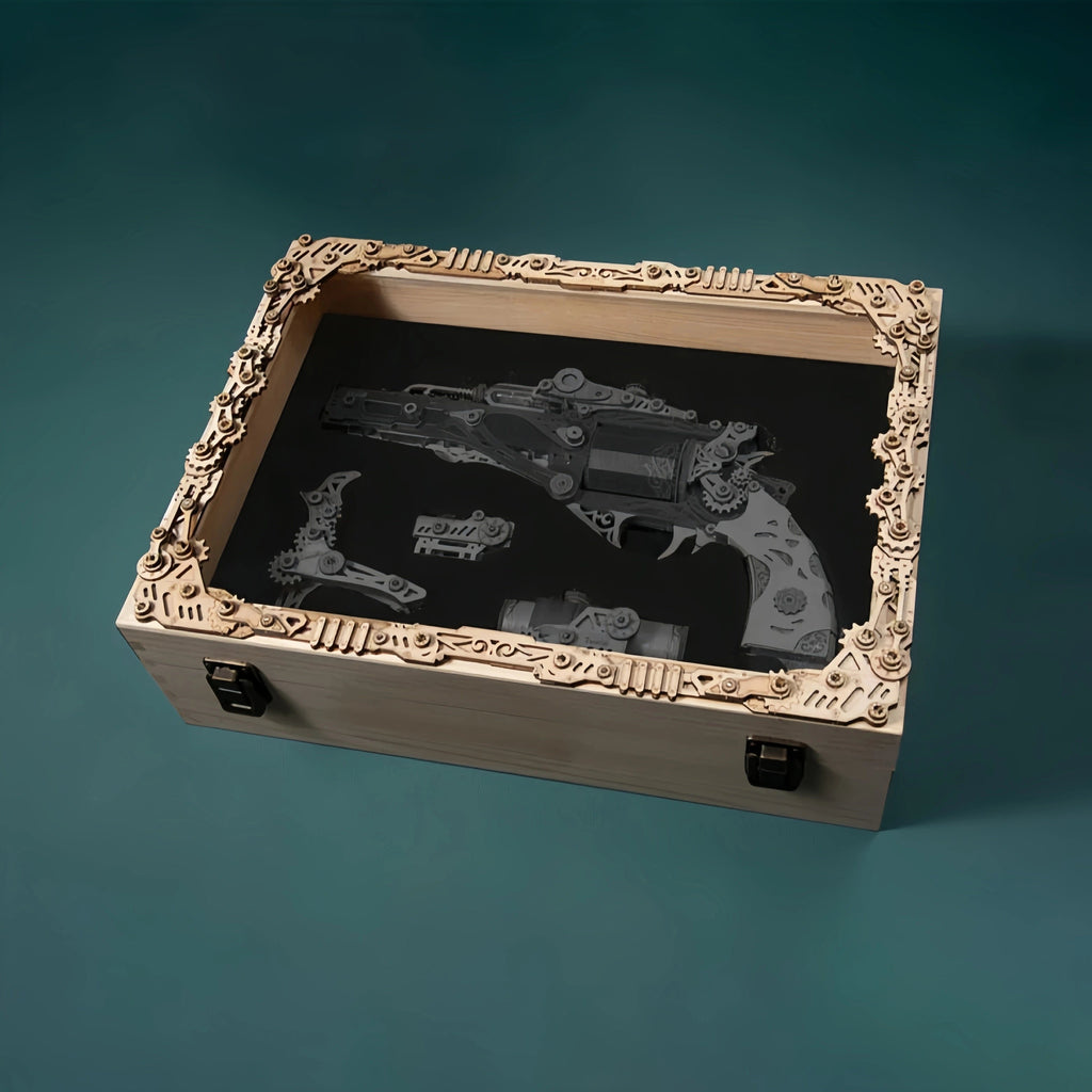 🔥🎁Steam Revolver 3D Wooden Puzzle