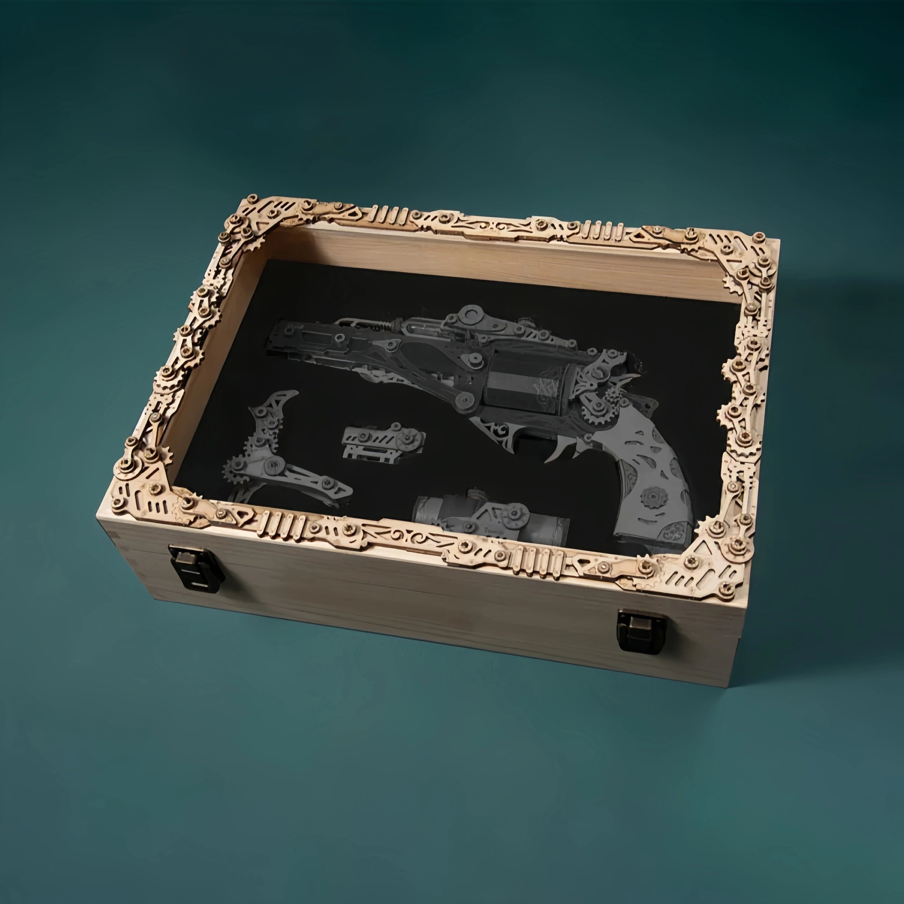 🔥🎁Steam Revolver 3D Wooden Puzzle