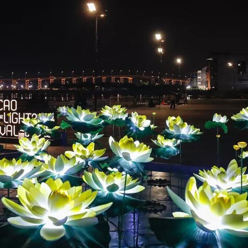 🌻Waterproof Solar Garden Lotus Light