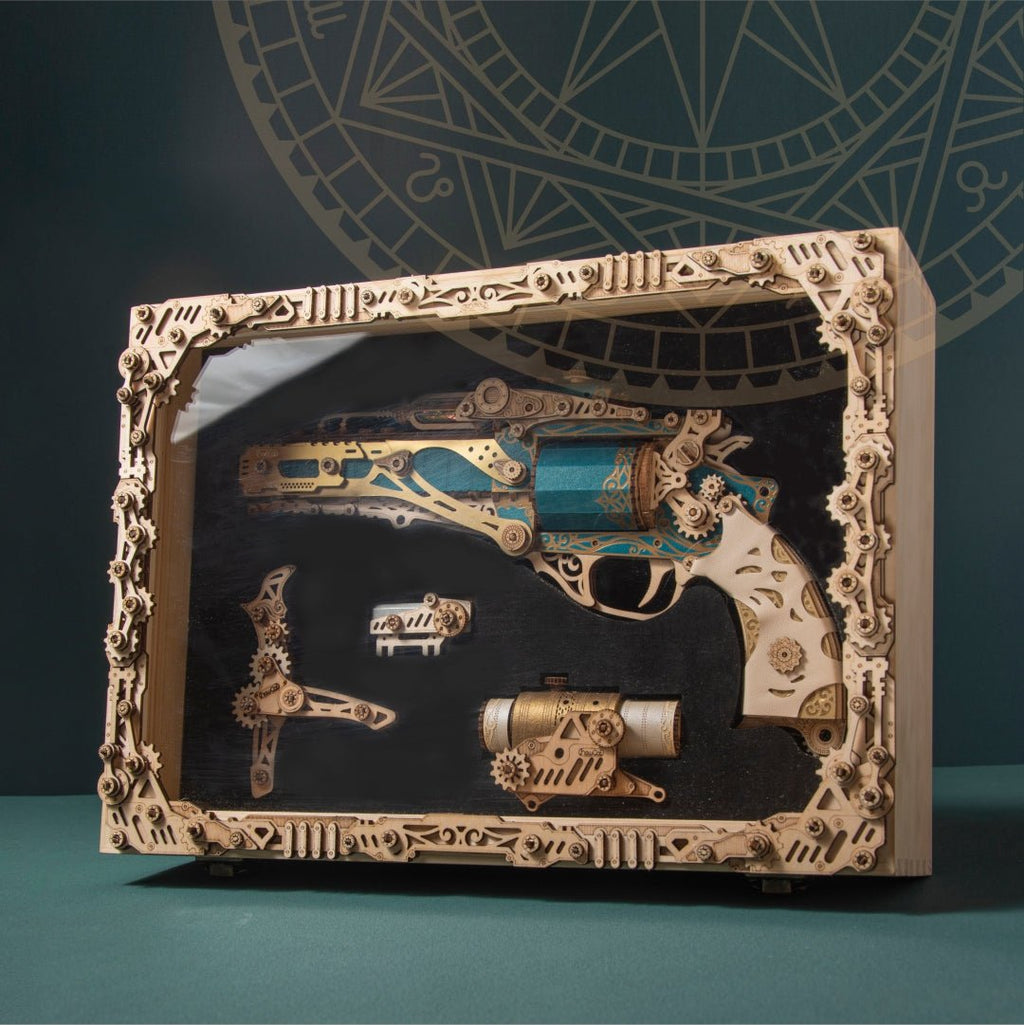 🔥🎁Steam Revolver 3D Wooden Puzzle