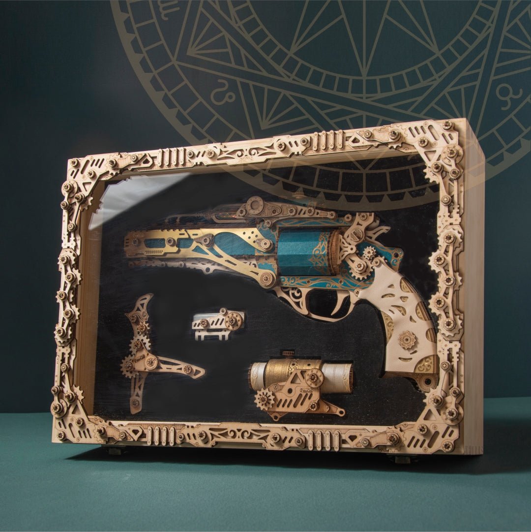 🔥🎁Steam Revolver 3D Wooden Puzzle