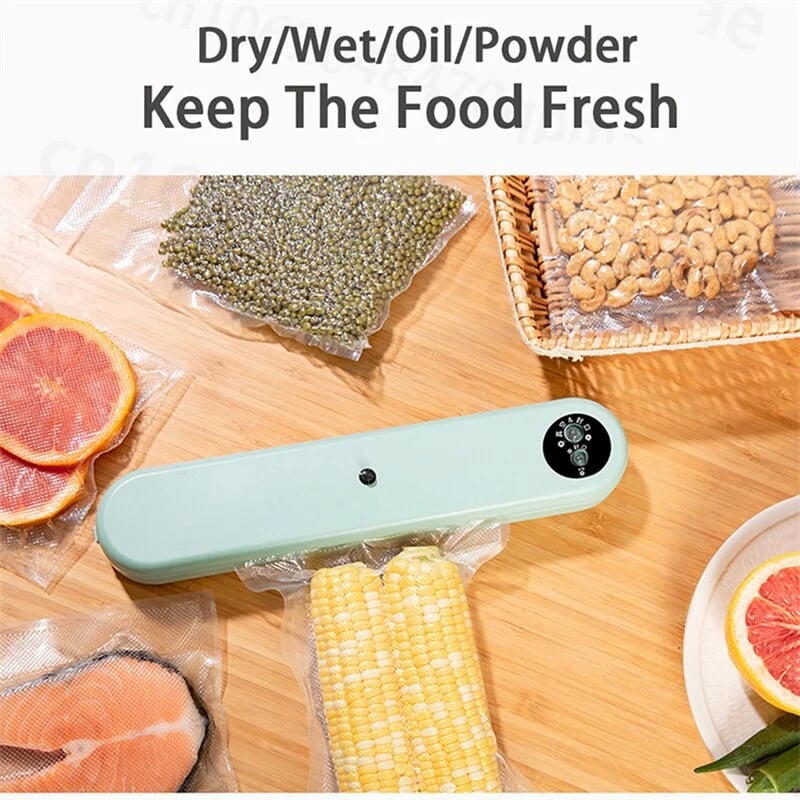 Household Eletric Vacuum Food Sealer-Buy now and get 10 free food safe bags