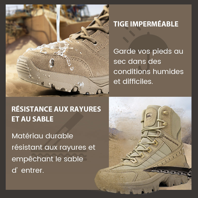 👢 Tactical Sports Boots - Waterproof & Non-Slip Grip, Reinforced Toe for Outdoor/Training/Military Use ⚡📦