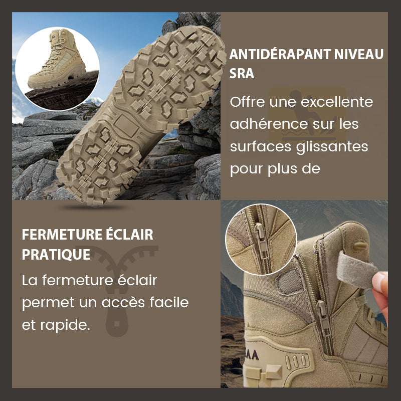 👢 Tactical Sports Boots - Waterproof & Non-Slip Grip, Reinforced Toe for Outdoor/Training/Military Use ⚡📦