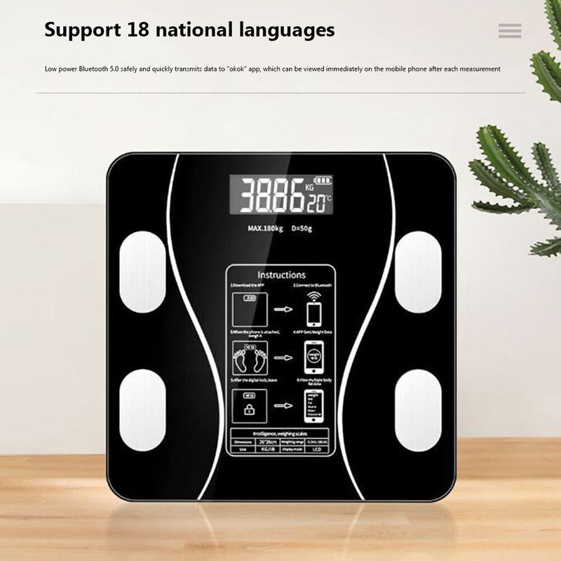 ❤️Smart Body Fat Scale – Know your numbers, track your health! Measures weight & body fat easily. Large display, auto-on. Your wellness companion. 🩺📊