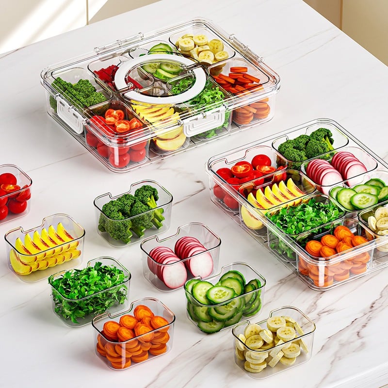 Ultimate Snackle Box with Lid – Portable & Convenient Food Storage