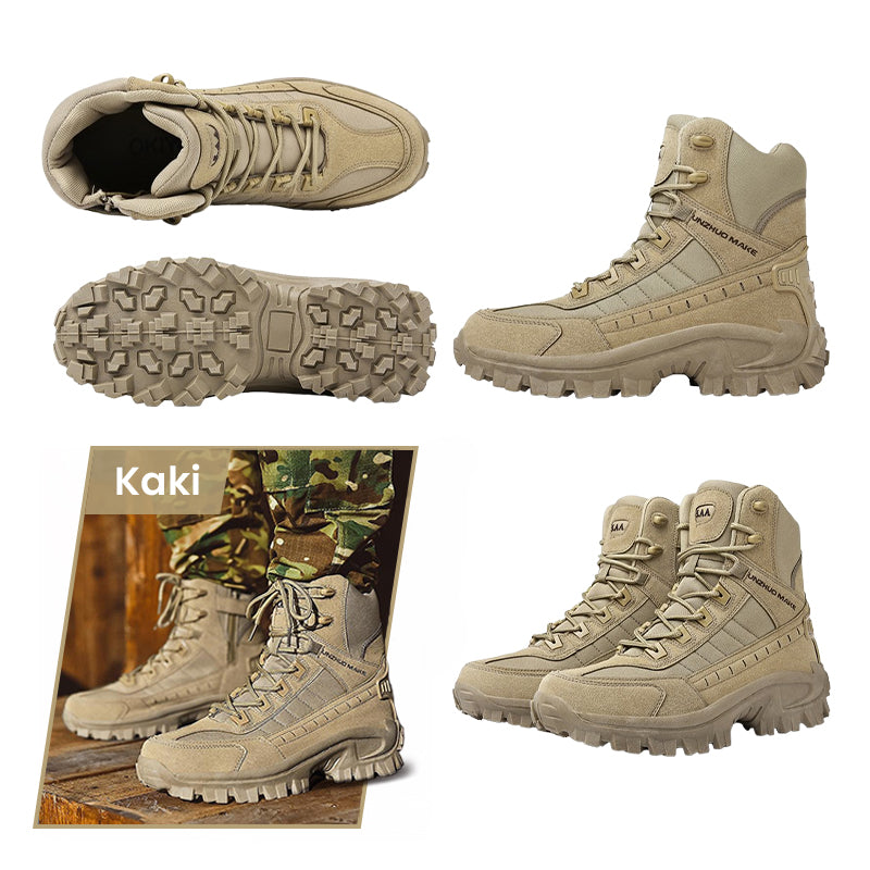 👢 Tactical Sports Boots - Waterproof & Non-Slip Grip, Reinforced Toe for Outdoor/Training/Military Use ⚡📦