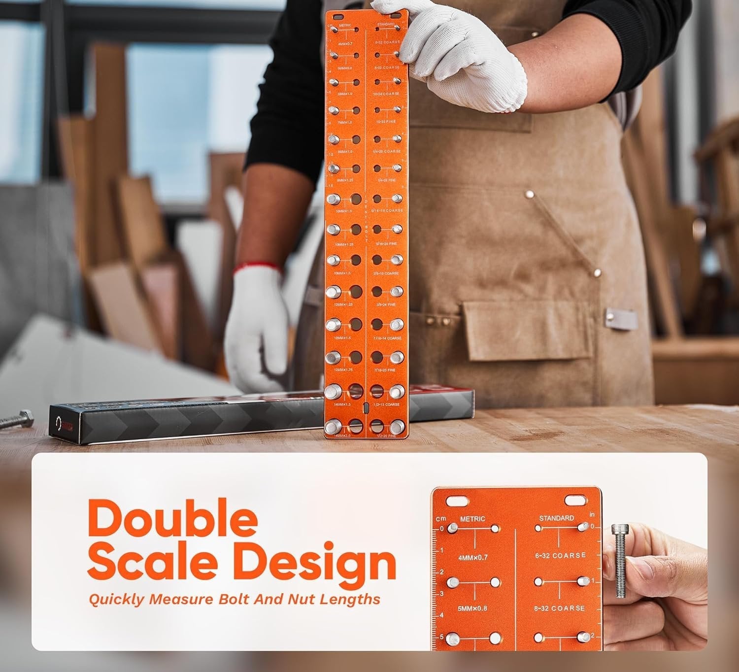 Nut and Bolt Thread Checker