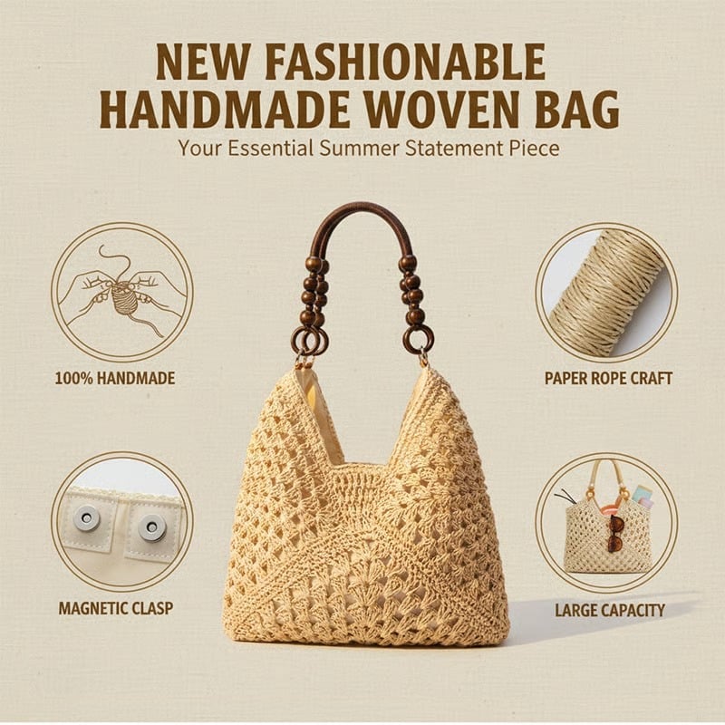 Straw Shoulder Bag