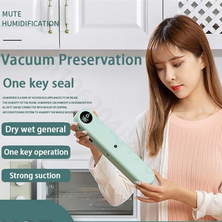 Household Eletric Vacuum Food Sealer-Buy now and get 10 free food safe bags