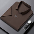 🎁Men’s Casual Lapel Breathable Wrinkle-free T-shirt