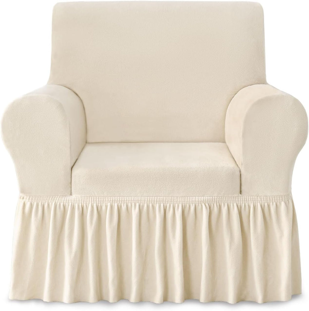 🛋️Armchair Cover Thick Plush – The Coziest Sofa Cover You’ll Ever Own!