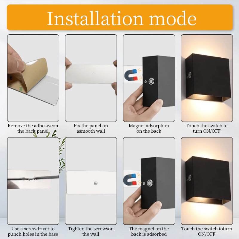 💡✨LED Wall Sconce Battery Powered Set💡✨