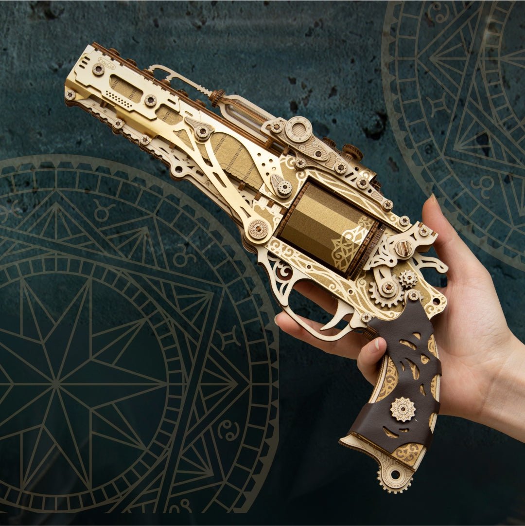 🔥🎁Steam Revolver 3D Wooden Puzzle