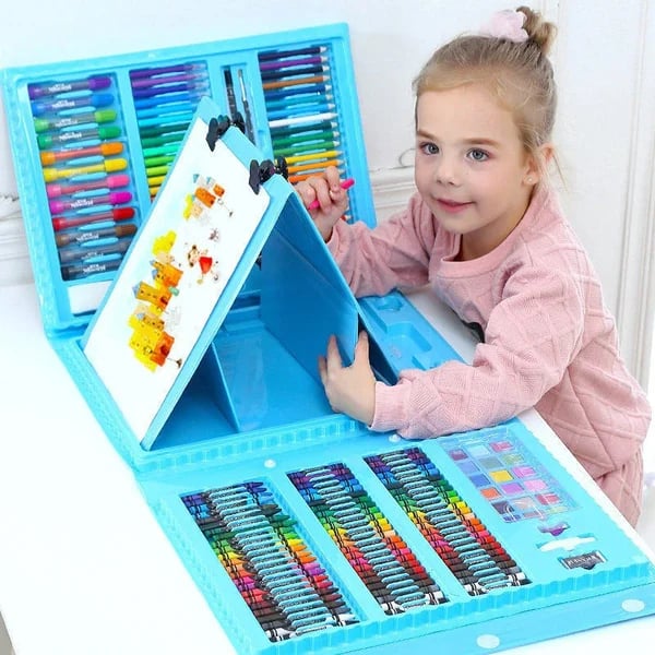 🎨✨ Deluxe 6-in-1 Art Creativity Set - Includes Drawing Tools & 12 Colors for Kids' Creative Development 🧑‍🎨🌟