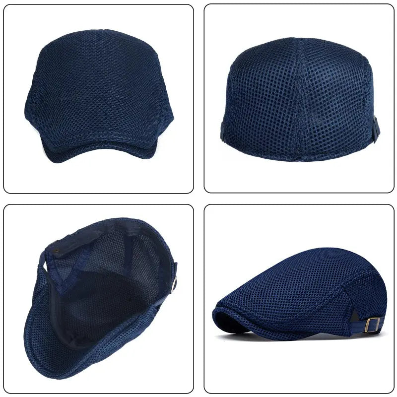 AirWeave – Breathable Mesh Flat Cap
