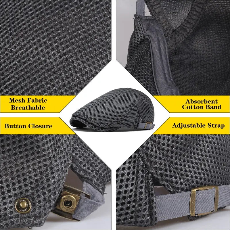 AirWeave – Breathable Mesh Flat Cap