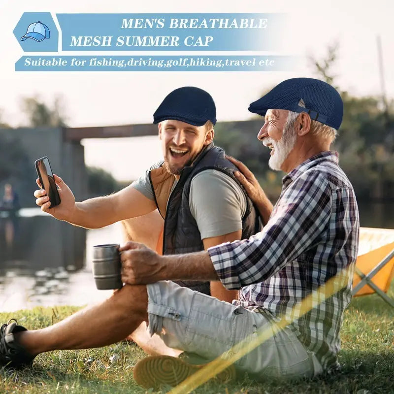 AirWeave – Breathable Mesh Flat Cap