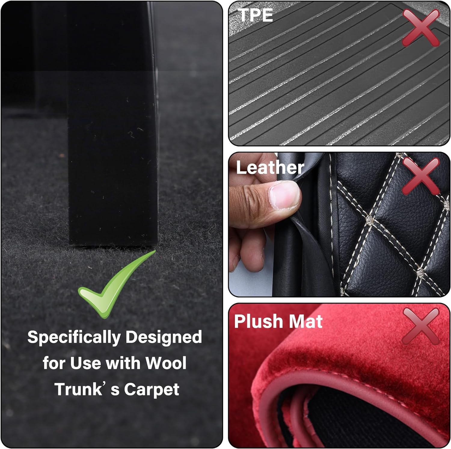 Car trunk storage kit