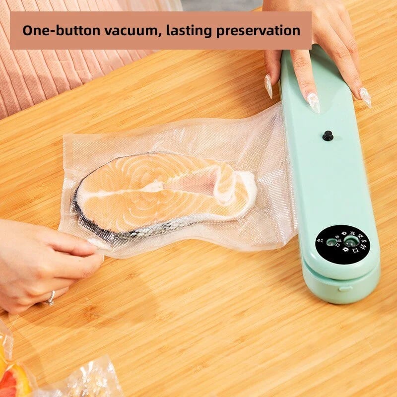 Household Eletric Vacuum Food Sealer-Buy now and get 10 free food safe bags