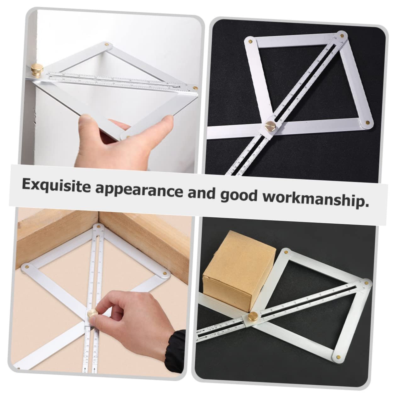 📐Multifunctional aluminum alloy protractor