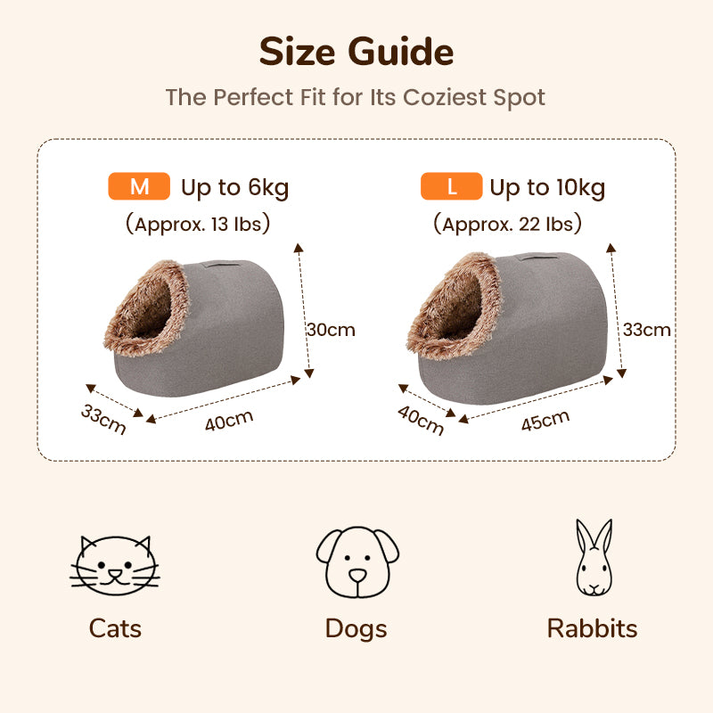 🐾Winter Warm Pet Cave Bed