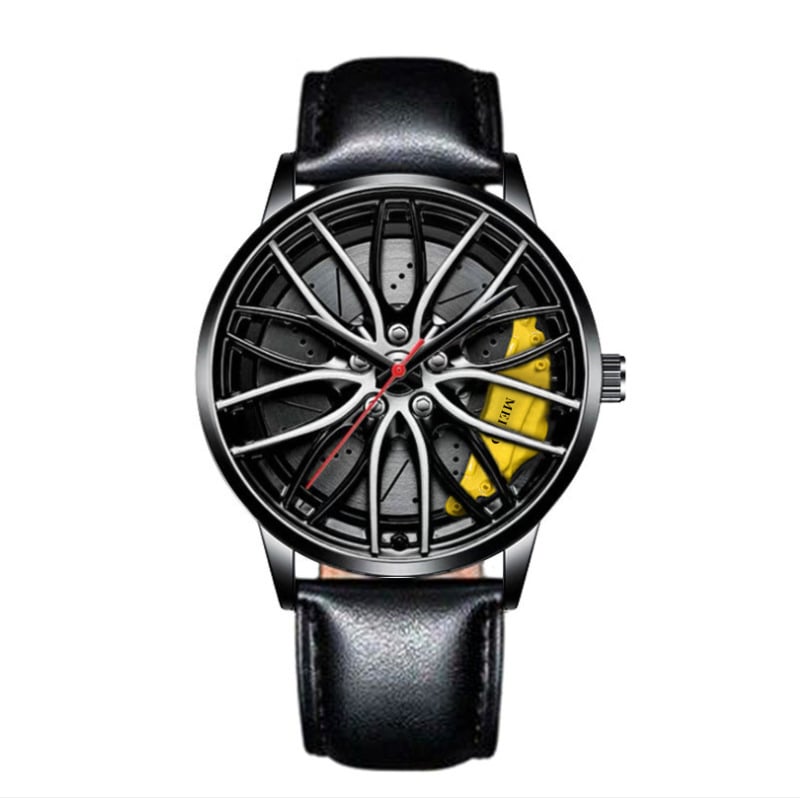 🚗 For Car Enthusiasts: The Ultimate Alloy Wheel Rim Design Wristwatch 🏎️