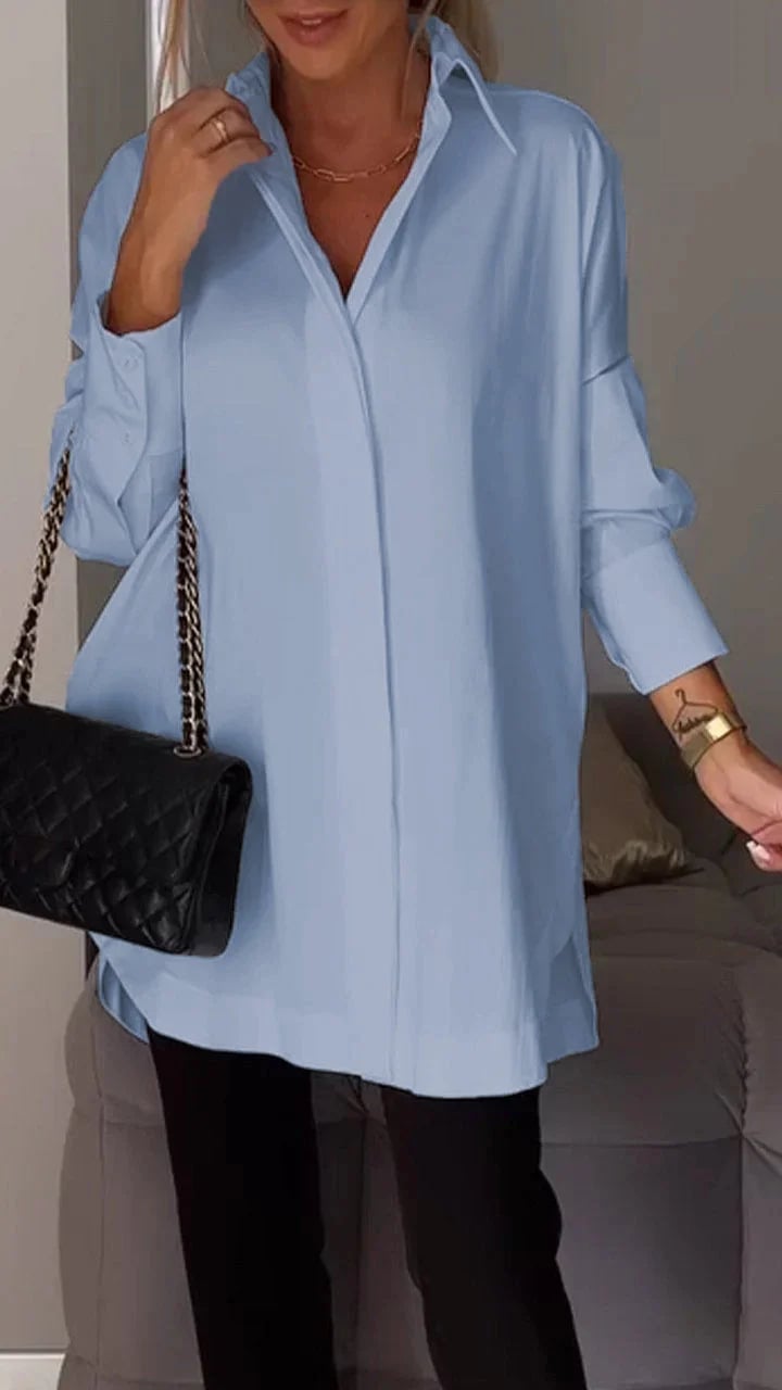Women Casual Side Slit Shirt (Buy 2 Free Shipping)