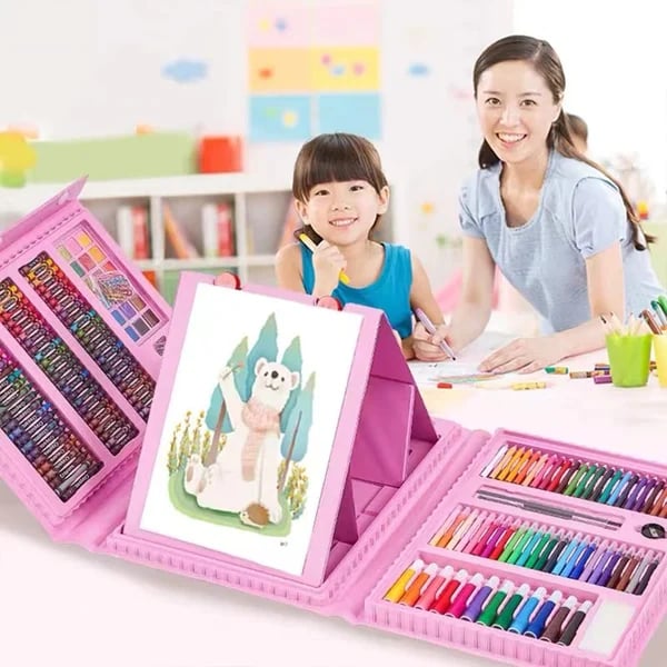 🎨✨ Deluxe 6-in-1 Art Creativity Set - Includes Drawing Tools & 12 Colors for Kids' Creative Development 🧑‍🎨🌟
