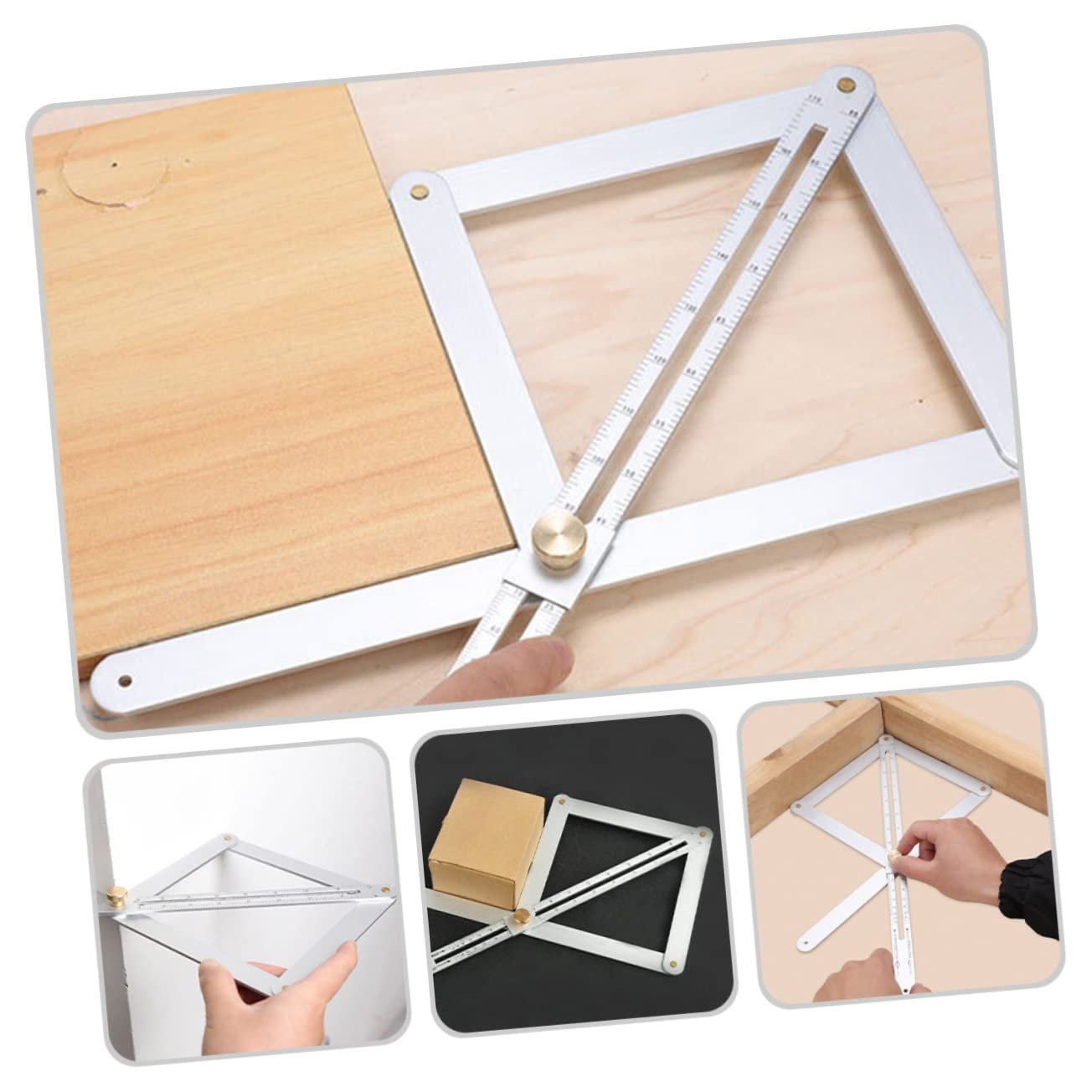 📐Multifunctional aluminum alloy protractor