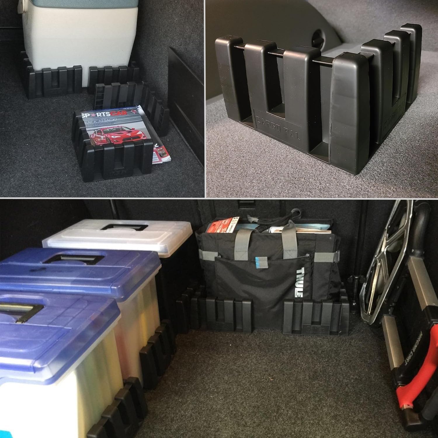 Car trunk storage kit