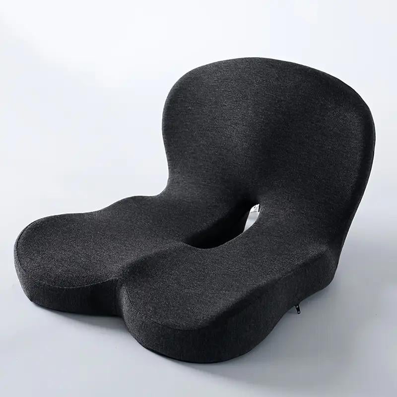💺 Non-Slip Memory Foam Seat Cushion – Sciatica Relief, Breathable Mesh & Universal Fit 🪑