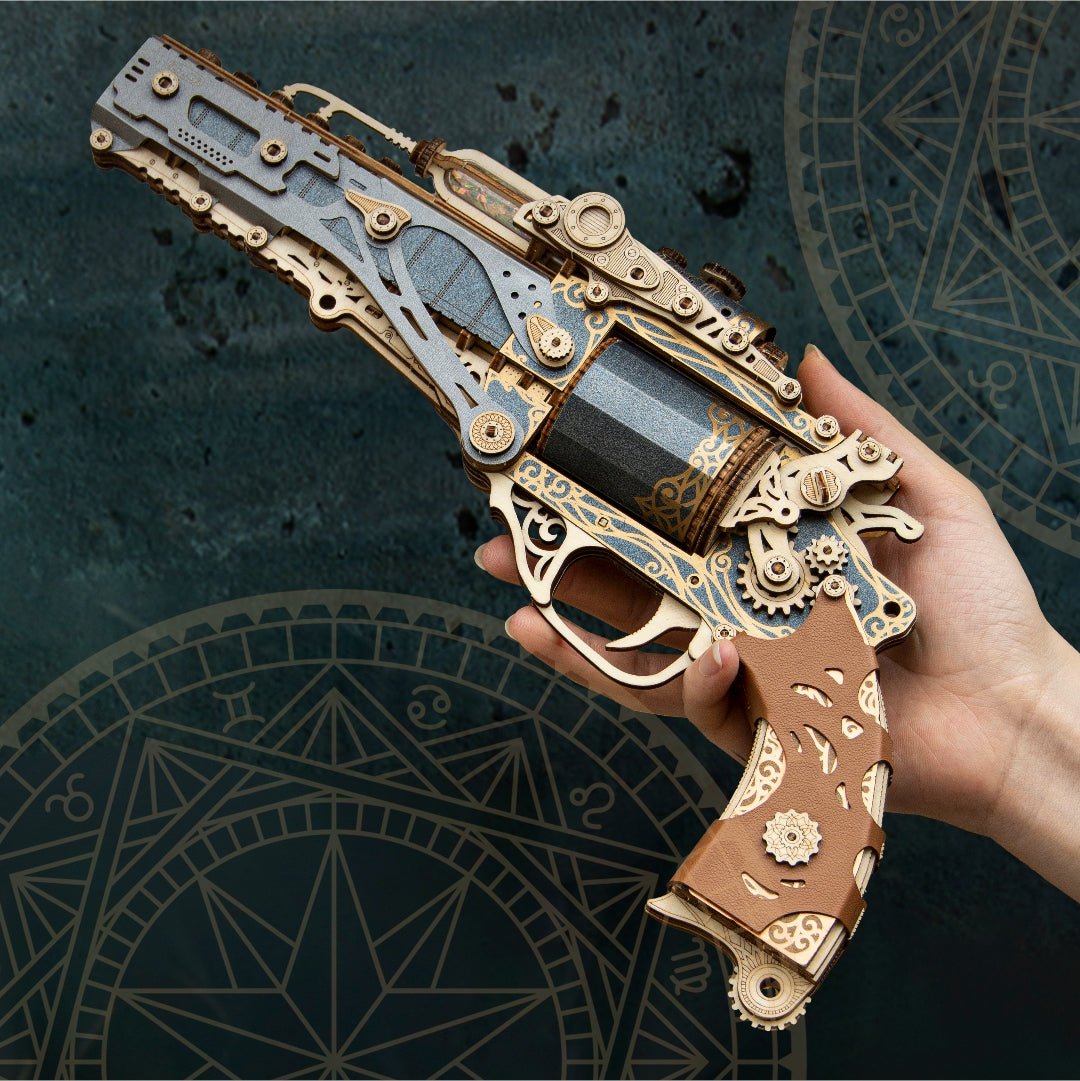 🔥🎁Steam Revolver 3D Wooden Puzzle