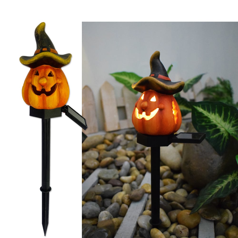 🎃 Light Up Halloween Nights with Solar Pumpkin Pathway Lights!