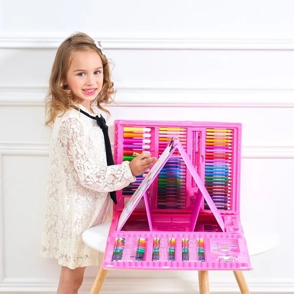 🎨✨ Deluxe 6-in-1 Art Creativity Set - Includes Drawing Tools & 12 Colors for Kids' Creative Development 🧑‍🎨🌟