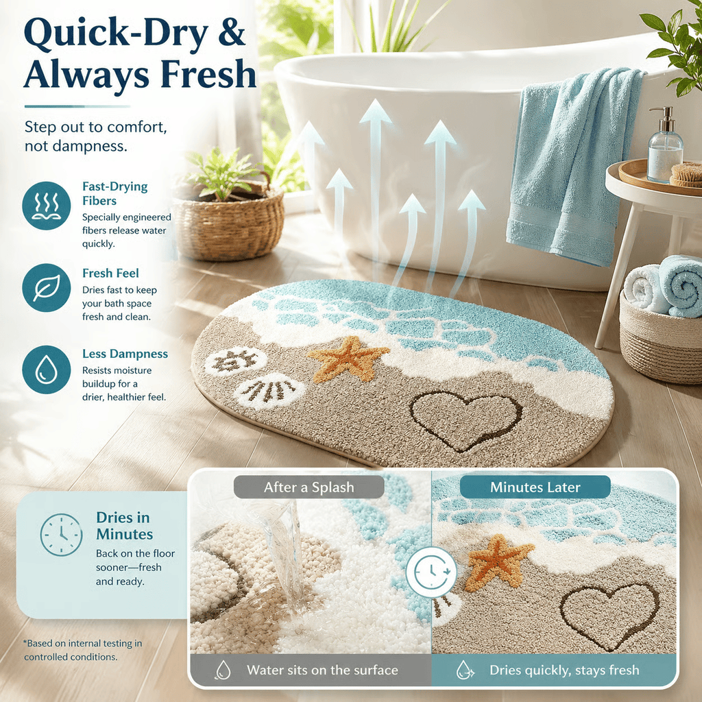 Instant Dry Luxury Bath Mat