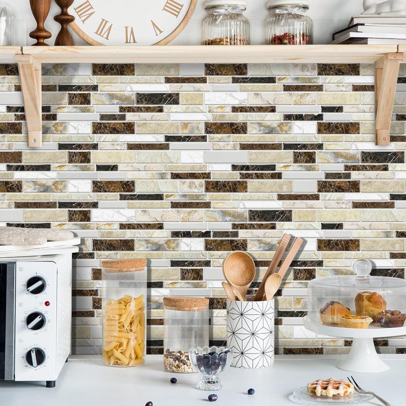 3D Marble Pattern Wall Sticker