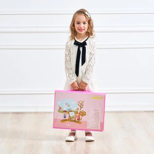 🎨✨ Deluxe 6-in-1 Art Creativity Set - Includes Drawing Tools & 12 Colors for Kids' Creative Development 🧑‍🎨🌟