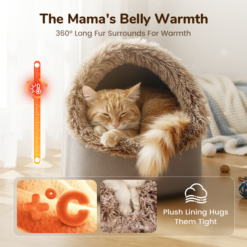 🐾Winter Warm Pet Cave Bed