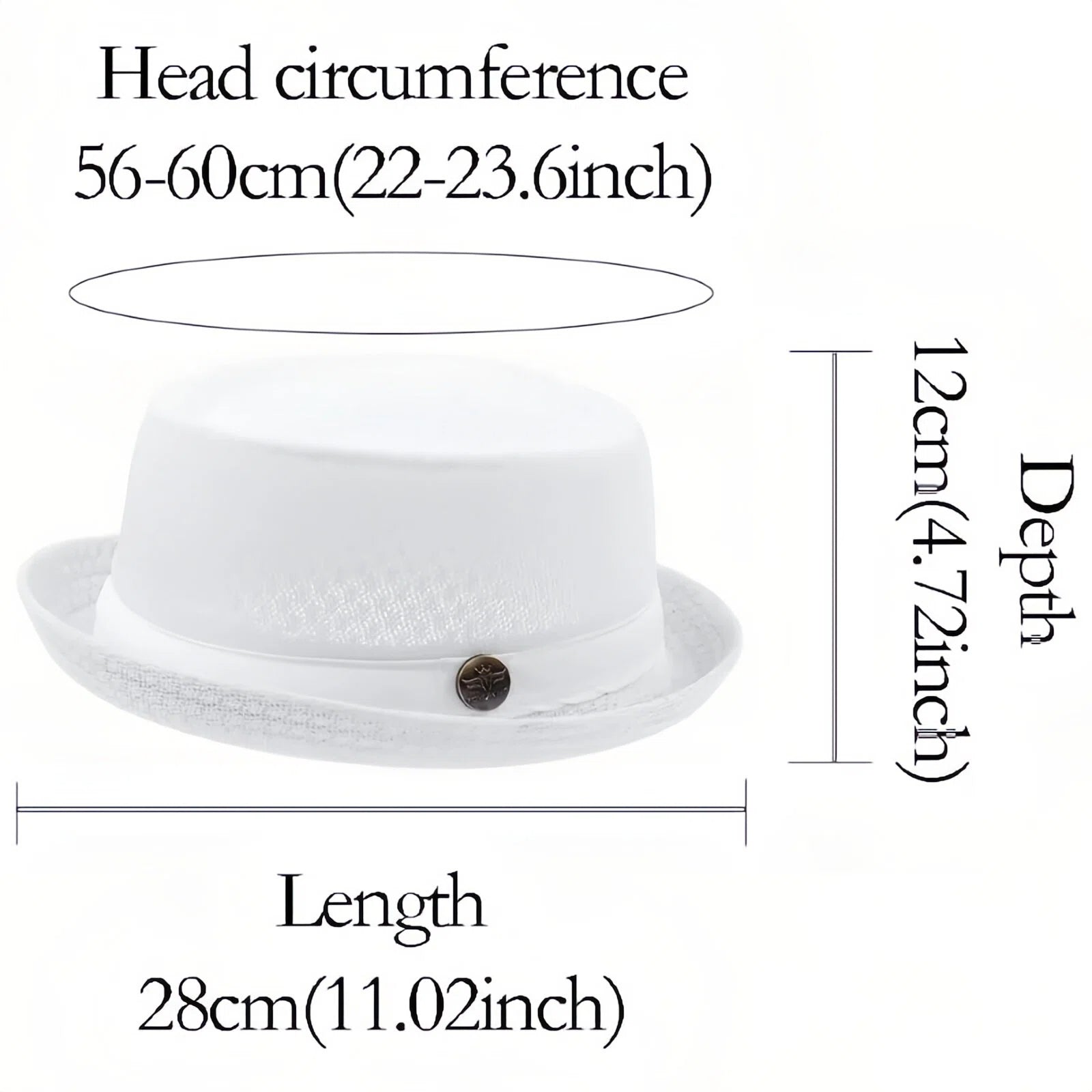 Men's Breathable Mesh Sun Hat – British-Style Fedora/Jazz Hat – Stylish Beach Hat with Sun Protection (Spring/Summer)