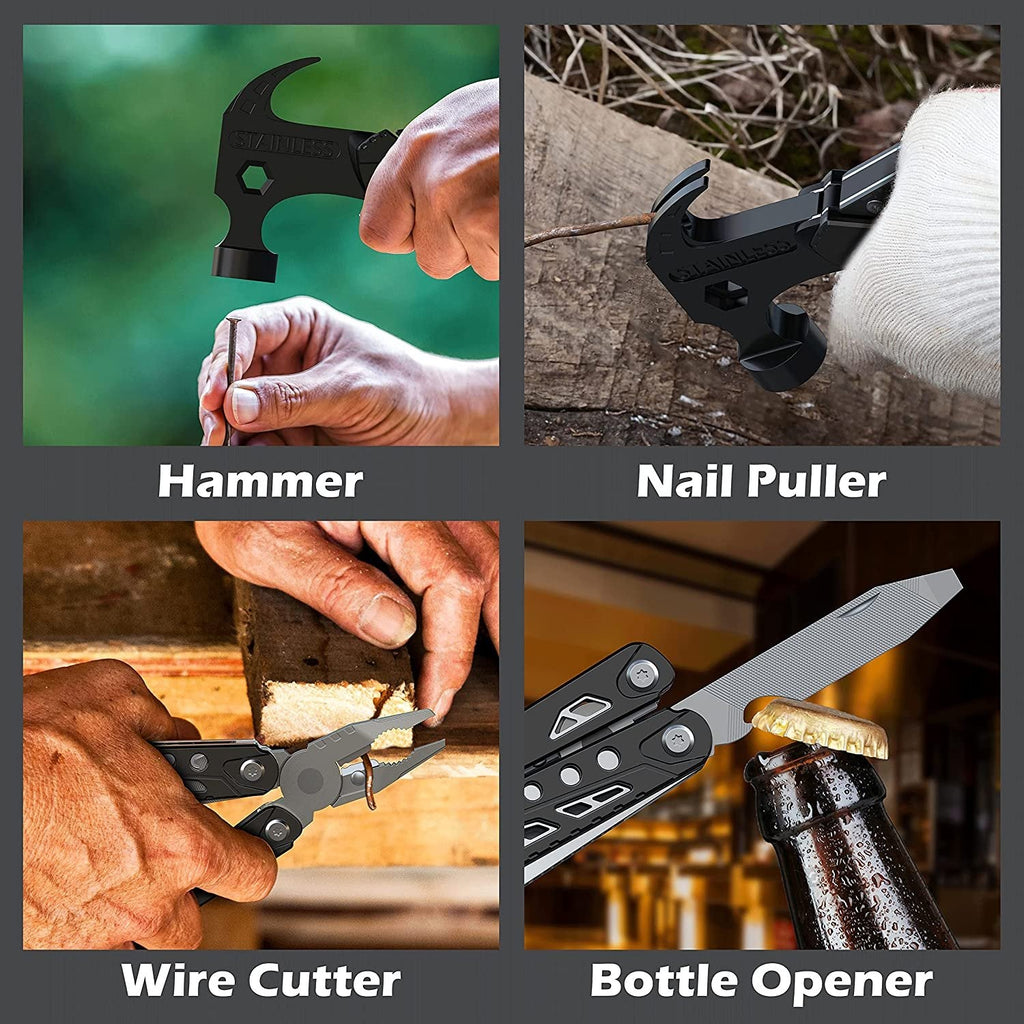 💥14 in 1 Stainless Steel Multifunctional Hammer Tool