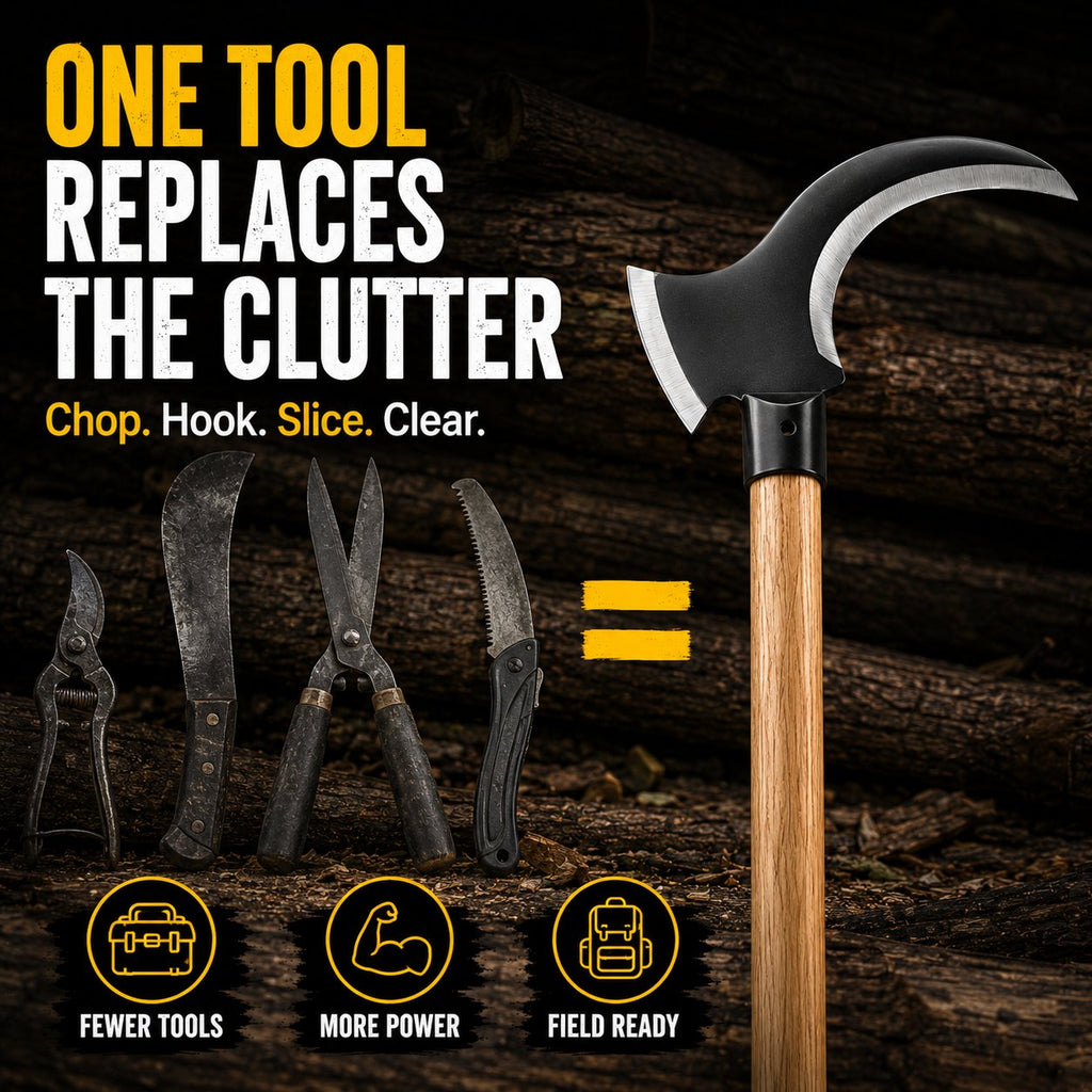 Dual-Edge Clearing Axe