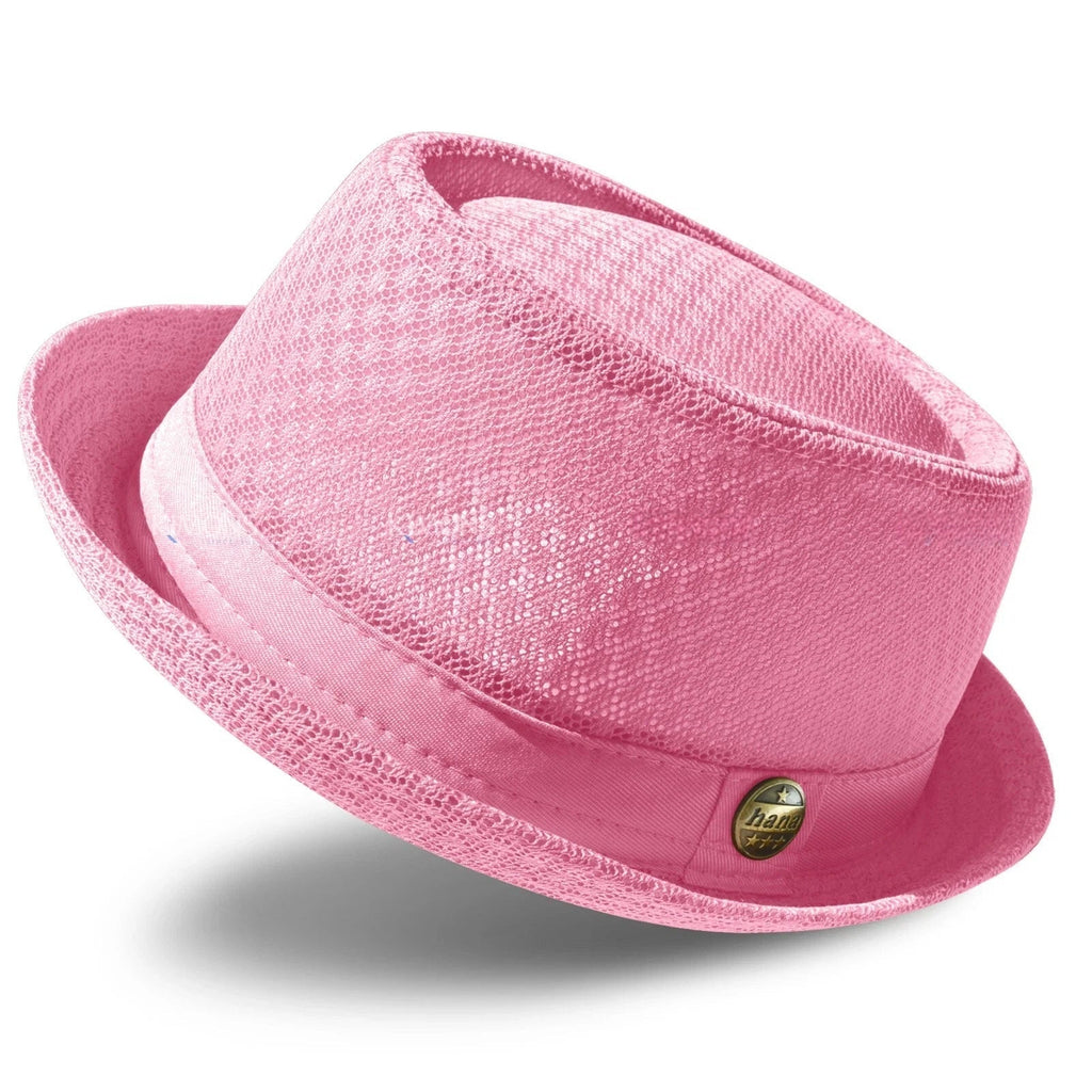Men's Breathable Mesh Sun Hat – British-Style Fedora/Jazz Hat – Stylish Beach Hat with Sun Protection (Spring/Summer)