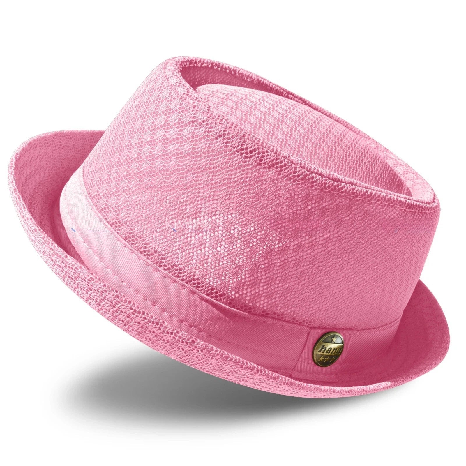 Men's Breathable Mesh Sun Hat – British-Style Fedora/Jazz Hat – Stylish Beach Hat with Sun Protection (Spring/Summer)