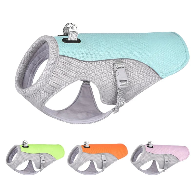❄️🐾 Dog Summer Ice Cooling Protective Vest