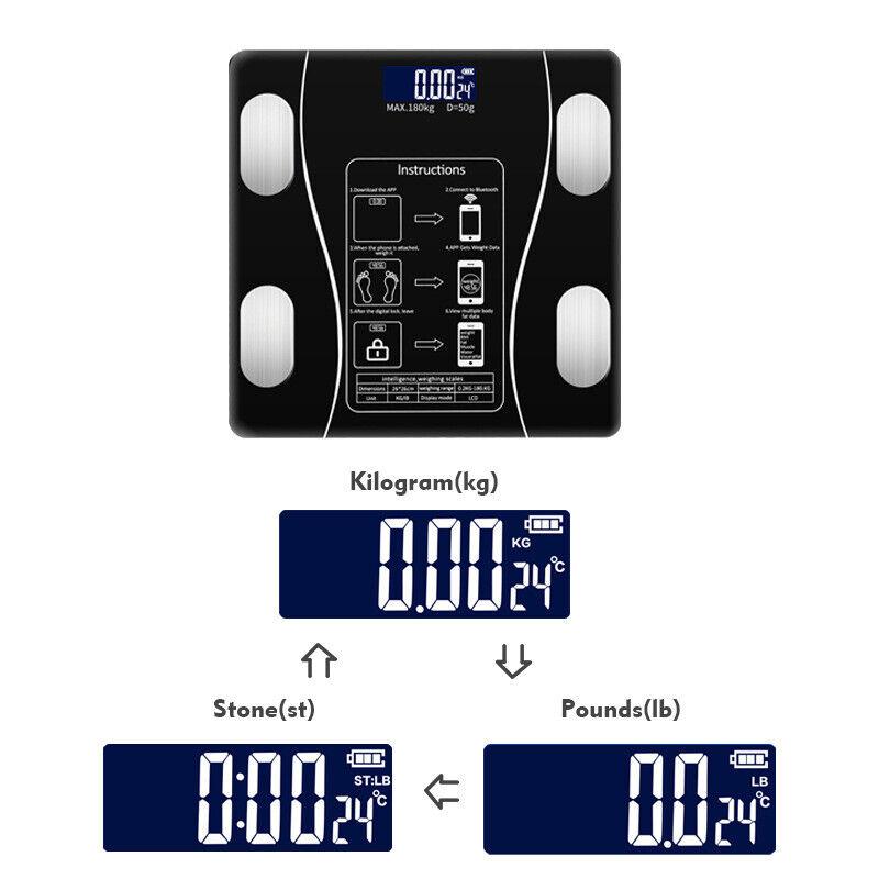 ❤️Smart Body Fat Scale – Know your numbers, track your health! Measures weight & body fat easily. Large display, auto-on. Your wellness companion. 🩺📊