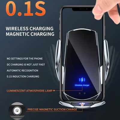 🎁🔥15W Infrared Auto-sensing Wireless Fast Charging Car