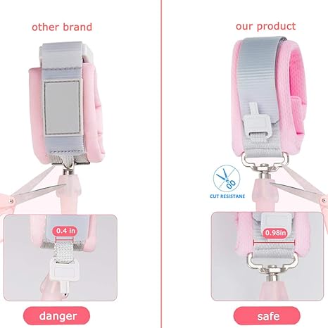 Anti Lost Wrist Link with Key Lock for Kids